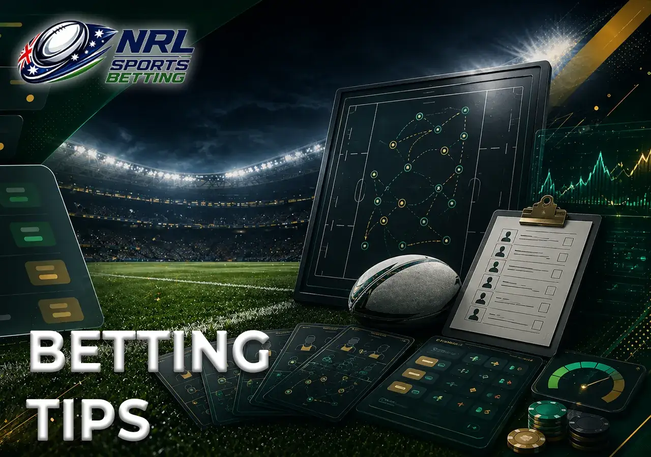 Betting tips concept with tactics board, team form indicators and bankroll control
